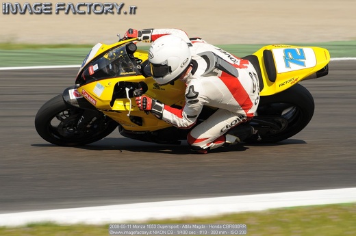 2008-05-11 Monza 1053 Supersport - Attila Magda - Honda CBR600RR